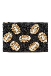 <b>Women</b> and Girls' Luxury Seed Beaded <b>Coin</b> <b>Purse</b> Bag Hand Embroidered Multi-Color Circle Design for Christmas Use - Product Image 4