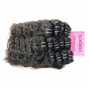 Extensions de cheveux humains pour femmes, vente en gros, 100% vietnamiennes, double trame, couleur noire naturelle, vague profonde, bon marché pour femmes - Product Image 2