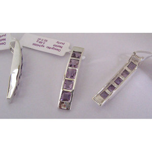 925 Sterling Silver Shah Gems Handmade Smoky Quartz <b>Pendant</b> for Women Princess and <b>Emerald</b> Cut Number Pattern Charm <b>Pendant</b> - Product Image 2