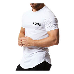 Stock de t-shirts pour hommes de gymnastique de compression imprimés pour hommes chemise d'entraînement à séchage rapide à manches courtes faite avec 90 Polyester 10 Spandex - Product Image 6