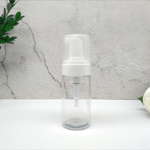 Blanc 100ml 42mm 25g PET Cosmétique Liquide Savon Moussant Pompe Bouteilles Emballage en Plastique PET Pompe Bouteille Fabriqué au Vietnam - Product Image 4