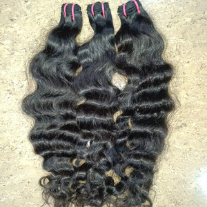 100% High Quality Indian Virgin Remy Hair Raw Unprocessed Hair Weaving <b>Extensions</b> - Product Image 5