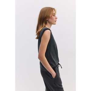 T-shirt sans manches avec détails déchirés - Product Image 3