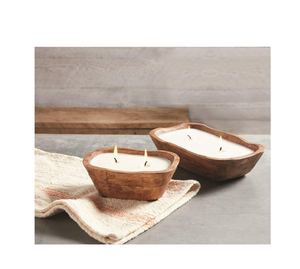 Bols à bougies en bois avec logos gravés pour bol à pâte en bois pour bougie à thé bol à bougie en bois - Product Image 3