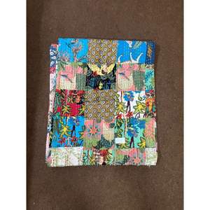Mezcla de algodón cosido a mano, edredón Kantha de retazos, colcha India hecha a mano, edredón, decoración del hogar, ropa de cama Queen Gudari, manta - Product Image 4