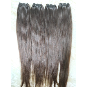 Extensiones de cabello de trama Genius invisible y delgada de alta calidad, cabello ruso, trama atada a mano dibujada doble de un donante - Product Image 2