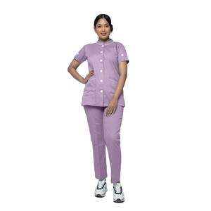 Uniforme médical personnalisé à manches courtes, blouses d'hôpital pour infirmières et médecins, vêtements de travail médicaux professionnels respirants - Product Image 1