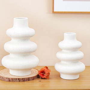 <span class=keywords><strong>Vase</strong></span> de table en céramique blanche créative pour la décoration minimaliste de la maison - Product Image 3