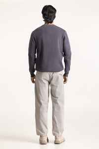 Sweat-shirt en nylon/coton tissé pour homme, imprimé lourd, design chaud et confortable pour les tenues d'automne - Product Image 6