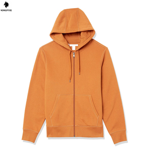 เสื้อฮู้ดแบบสวมหัวของผู้ชายผ้าฝ้าย100% ขนาดพลัสไซส์ผ้าย้อมสีเรียบสำหรับฤดูหนาวออกแบบได้ตามต้องการ - Product Image 1