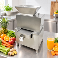 Presse-agrumes industriel en acier inoxydable de grande capacité pour oranges et citrons, style pression à froid