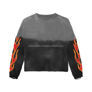 เซ็ตเสื้อสเวตเตอร์สำหรับทุกเพศเสื้อสเวตเตอร์ใช้ได้ทั้งชายและหญิงลายปักแบบกรดระบายได้ดีตามสั่ง - Product Image 1