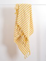 Serviettes de plage Fouta rayées Avior les mieux notées, en coton antimicrobien, avec franges, style hammam turc, écologiques et personnalisables – Offre spéciale