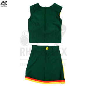 ชุดยูนิฟอร์มเชียร์ลีดเดอร์เด็กผู้หญิงแบบไม่มีแขน ราคาดีที่สุด คุณภาพสูงระดับมืออาชีพ ผลิตจากโพลีเอสเตอร์ 100% ปรับแต่งได้ ขายดี - Product Image 4