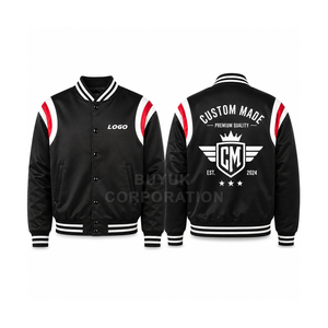 Unisex Canvas <b>Waterproof</b> Windproof High Street Varsity <b>Jacket</b> Solid Color Stand Collar Casual <b>Winter</b> Bomber Coat Regular Front - Product Image 6
