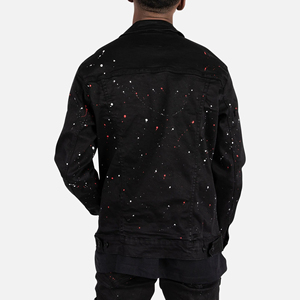 Veste en jean pour homme de haute qualité, respirante, à séchage rapide, nouveau design avec service OEM, logo frontal pour l'hiver, style urbain - Product Image 1