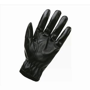 Guantes de Invierno de Cuero Genuino Negro para Mantener el Calor, Guantes de Cuero Impermeables para Hombre y Mujer con Logotipo Personalizado - Product Image 6