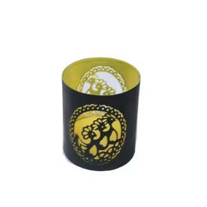 Portavelas votivo de tema Floral de Metal decorativo para encimera, vela votiva de Metal de decoración de lujo para uso en iluminación de hogar y Mesa - Product Image 6