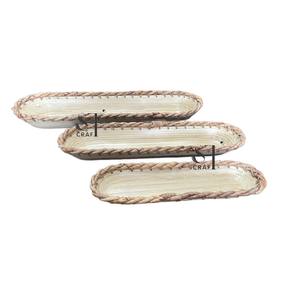 Artículos calientes Bandejas de bambú para servir Solución de almacenamiento de cocina para el hogar Hecho a mano en Vietnam Mayorista directo - Product Image 2