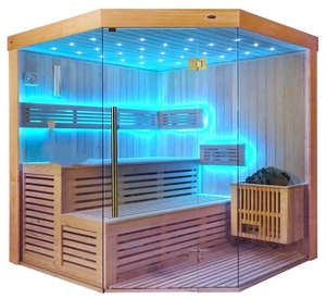 Sauna à vapeur intérieur moderne Elite pour 4 à 6 personnes - Product Image 4
