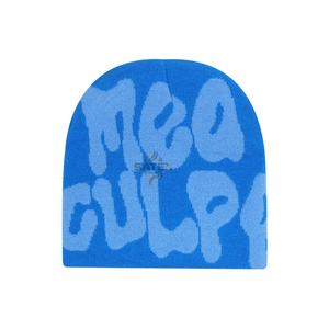 Bonnet décontracté personnalisé unisexe à revers uni chaud en tricot pour sports d'hiver, randonnée, ski, extérieur, réglable, 100 % acrylique - Product Image 3