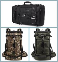 Sac à dos de montagne multifonctionnel 3-en-1 imperméable avec logo personnalisé pour hommes, randonnée en plein air, camping, voyage, OEM ODM