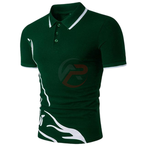 Camiseta de polo para hombre con servicio OEM, camiseta de polo de secado rápido para hombre, camiseta de polo de talla grande de algodón para hombre, camiseta transpirable de talla grande - Product Image 2