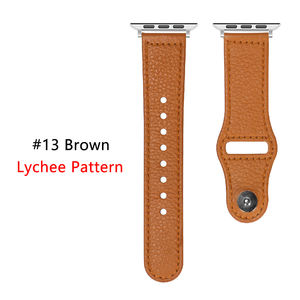 Correa de reloj de cuero de lujo personalizable Correa duradera y elegante según la demanda del cliente Fabricación directa Correas de reloj de cuero - Product Image 4