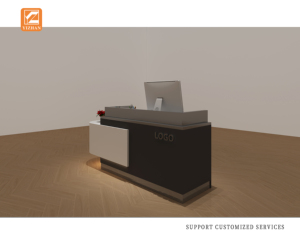 Hiện đại quầy lễ tân tiếp tân bàn làm đẹp thẩm mỹ viện hiện đại Thẩm mỹ viện nội thất văn phòng bàn bàn đặt oficina scrivania tiếp tân - Product Image 3