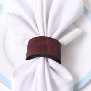 Stylish wooden napkin ring <b>set</b> versatile use for modern <b>rustic</b> classic <b>dining</b> themes farmhouse <b>tables</b> restaurant events - Product Image 3