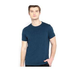 เสื้อยืดผ้าฝ้าย100% ของผู้ชายเสื้อยืดแขนสามส่วนสีดำพิมพ์ลายคอแบบปรับแต่งได้ - Product Image 6