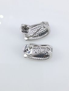 JEWELSPAARK 1.90 Ct Natural Round Cut Blue White Diamonds 925 Sterling <b>Silver</b> <b>Stud</b> Earrings for Women-Party & Wedding Gift - Product Image 4