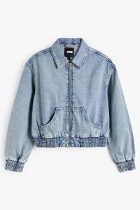 Loose Fitting <b>Women</b> Branded Denim <b>Jean</b> Jackets Single Breasted Europe Fashion Online Store OEM ODM Custom Designer Jacket - Product Image 4