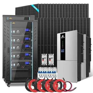 ชุดโซลาร์เซลล์ไฮบริด SunGoldPower 11.4 กิโลวัตต์ 48 โวลต์ แบบแยกเฟส แบตเตอรี่ลิเธียม 51.2 กิโลวัตต์ชั่วโมง แผงโซลาร์เซลล์ 36 ชิ้น ขนาด 450 วัตต์ รุ่น SGH-11N5E MPPT แบตเตอรี่ตะกั่วกรด - Product Image 1