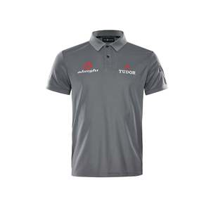 Maglia Grigia Alinghi Tech per Polo con Design Ricamato - 100% Poliestere Taglia 6XL Abbigliamento Estivo - Product Image 1