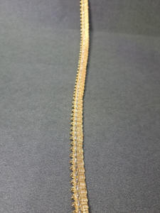 High Quality Golden Silver Sequins Lace Crocheted Beads <b>Trim</b> Garment Shoes Bags Eco-Friendly Bridal Fashion Decoration - Product Image 2