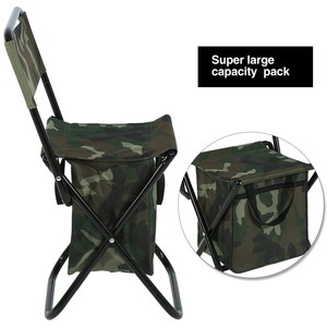 Silla Plegable Portátil de Acero Aleado para Camping con Bolsa de Almacenamiento para Pesca, Senderismo, Picnic y Actividades al Aire Libre - Product Image 3