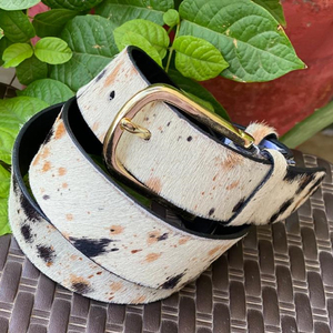 Cinturón de cuero hecho a mano con hebilla duradera, perfecto, de alta calidad, impecable - Product Image 1