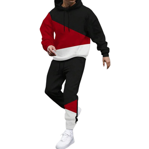 Nuevo chándal para hombre, chándal, ropa personalizada, ropa de calle informal, chándal de lana a la moda, ropa de calle para exteriores, conjunto de chándales para hombre - Product Image 2