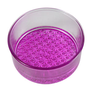 Tarro de Galletas Redondo de Vidrio Morado para Interiores, Frascos con Acabado de Color, Diseño Decorativo para el Hogar con Múltiples Formas, Tarro para Frutos Secos - Product Image 6