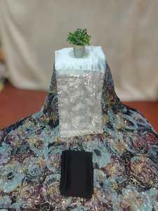 ผ้าดิรักฟรานซาวีรุ่นล่าสุด ลายดอกไม้สีสันสดใส เหมาะสำหรับงานแต่งงานและงานปาร์ตี้ ผ้าดิรักเนื้อผ้าคุณภาพเยี่ยม - Product Image 1