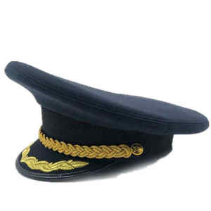 Gorra de oficial hecha a mano, Etiqueta Privada, exclusiva, formal, gorra, fábrica, pedidos al por mayor para moda, marca corporativa y uniformes - Product Image 2