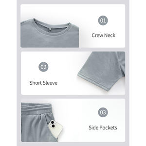 2025 Plus Size Custom Summer <b>Men</b> Outfit Two Piece Shorts t <b>Shirt</b> High Street Wear Casual 2 Piece T-<b>shirt</b> Unisex <b>Men's</b> Sets - Product Image 6