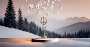 Brass Trishool Trident Lord Shiva Mahadev's Mythological for <b>Home</b> <b>Temple</b> Durable Metal Craft - Product Image 6