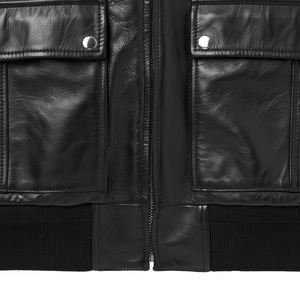 Veste en cuir tissé courte élégante pour femme, logo personnalisé, vente en gros 2026, fermeture éclair noire - Product Image 5