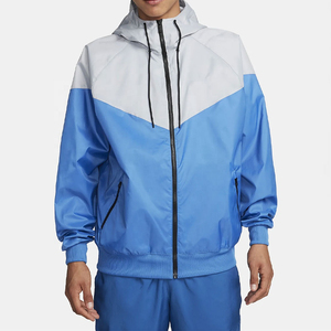 Chaqueta cortavientos de invierno personalizable unisex transpirable impermeable con cuello levantado servicio OEM de color sólido - Product Image 1
