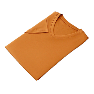 Livraison rapide en vrac T-shirts à col en V pour femmes OEM & ODM Services personnalisés Respirant Usine directe T-shirts en coton à col en V pour femmes - Product Image 2