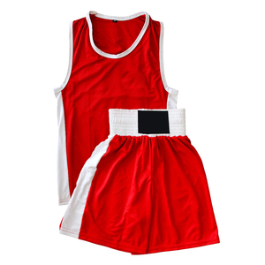 Ropa de Boxeo de Alta Calidad con Logotipo Personalizado, Chaleco y Pantalones Cortos de Boxeo para Hombre, Pantalones Cortos de MMA Muay Thai, Ropa de Artes Marciales Mixtas, Uniforme de Boxeo - Product Image 1