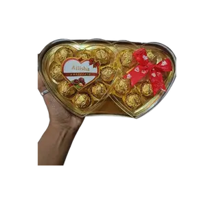 Лучший Ферреро рочер сердце-айлиша шоколадный вафли шар сердце/Роза/коробка (идеальный подарок)