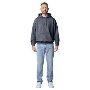 Sweat à capuche en polaire uni pour homme et homme corpulent - Polyester/coton - Product Image 3